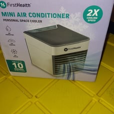 First health Air Con and humidifier charger included