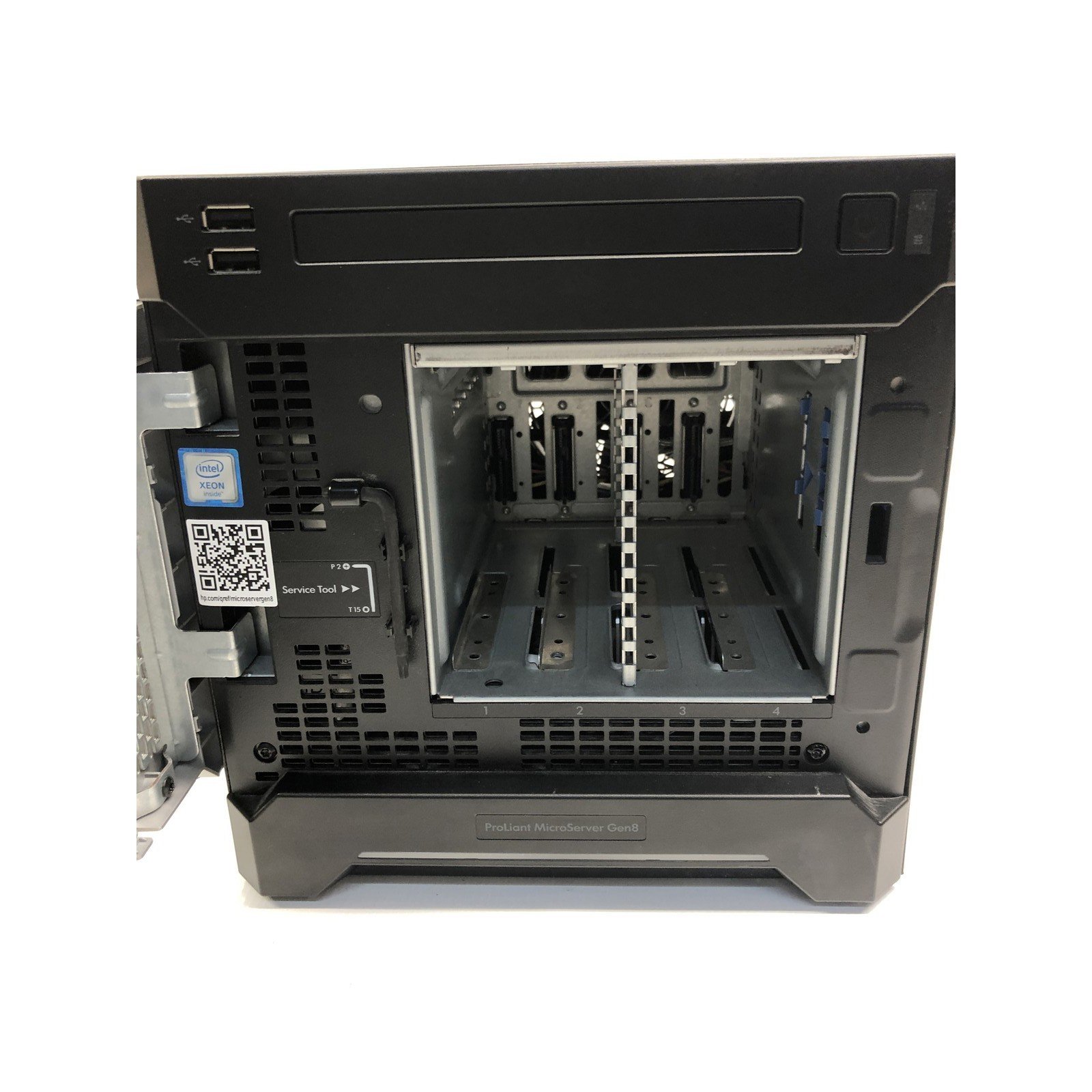 サーバー HP ProLiant MicroServer Gen8(TPS-W003 ) HP ProLiant Gen8 Micro Server Intel 2x 2,3GHz 4GB RAM 4x