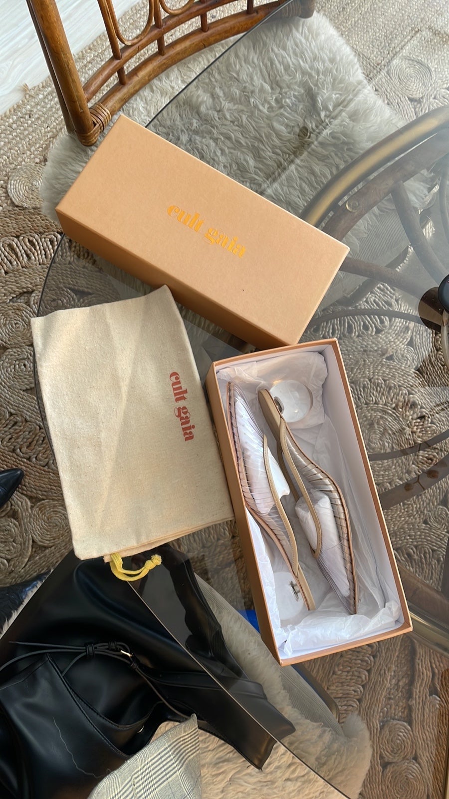 Cult Gaia Alia Pointed Toe Mule