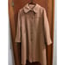 VTG Forecaster Of Boston Pea Coat Trench Jacket Wool Tan Womens USA 11/12