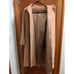 VTG Forecaster Of Boston Pea Coat Trench Jacket Wool Tan Womens USA 11/12