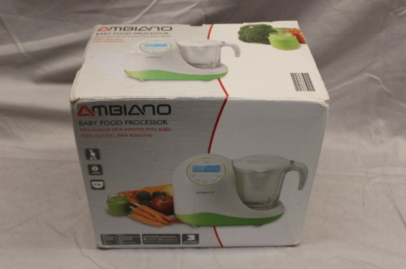 Like-New Ambiano Baby Food Processor! Box is slightly worn