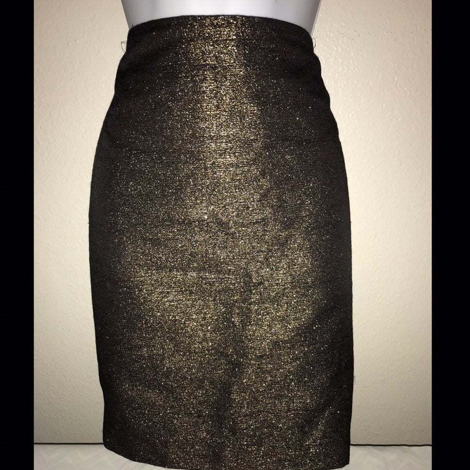 Gold sparkly skirt forever 21 top