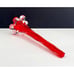 Vintage Italian Red Twist Stretch Bud Vase