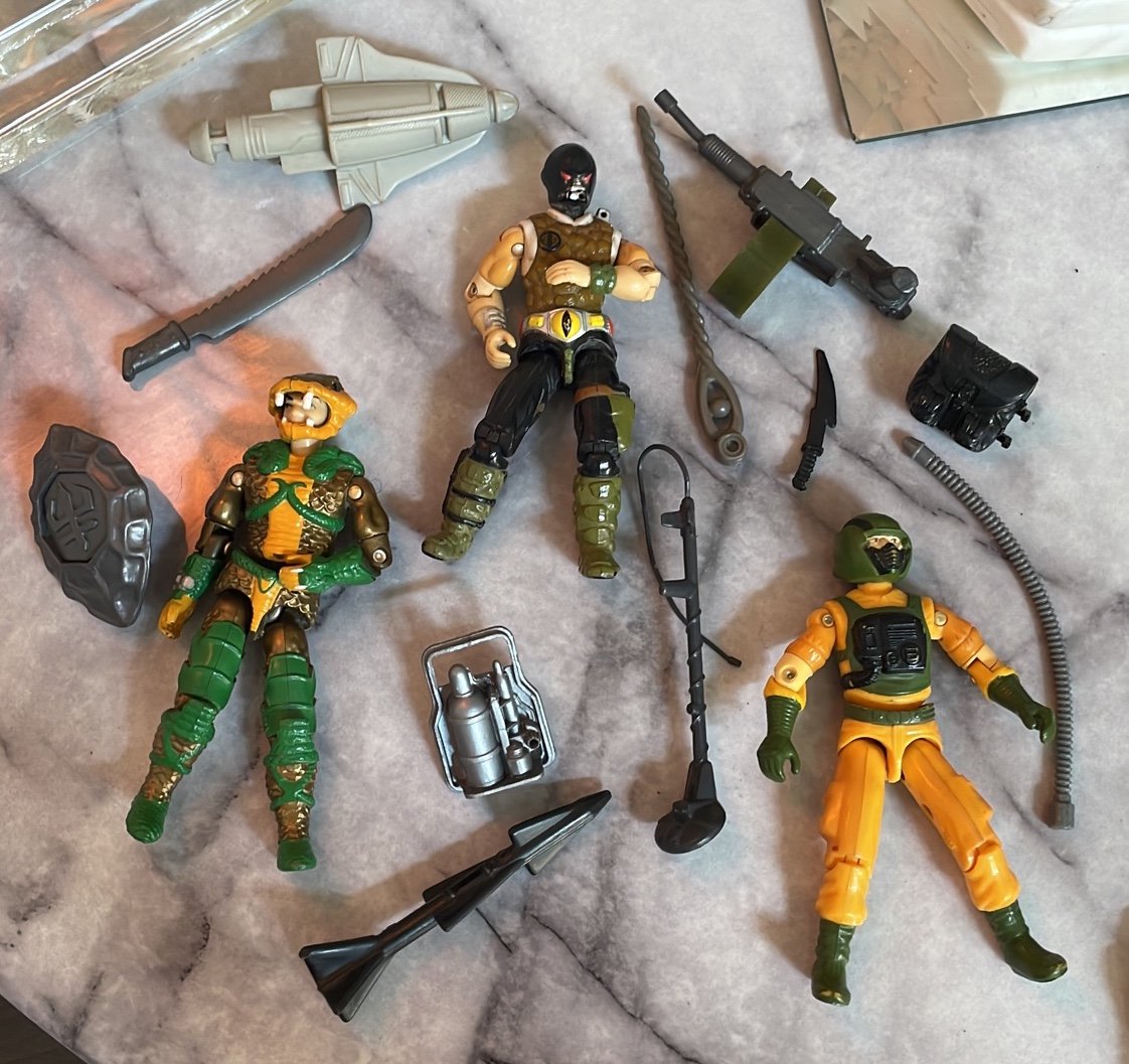 VINTAGE Hasbro GI Joe Figures and Accessories