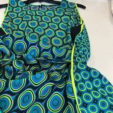 Sleeveless silk shirt