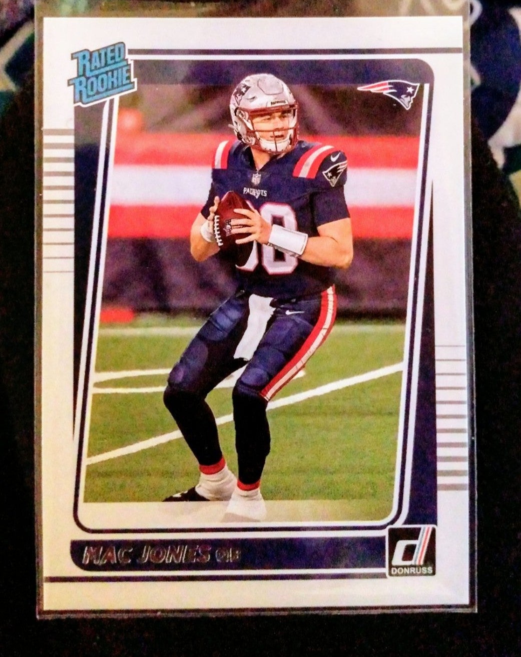 Mac Jones 2021 Donruss Rated Rookie Rookie card