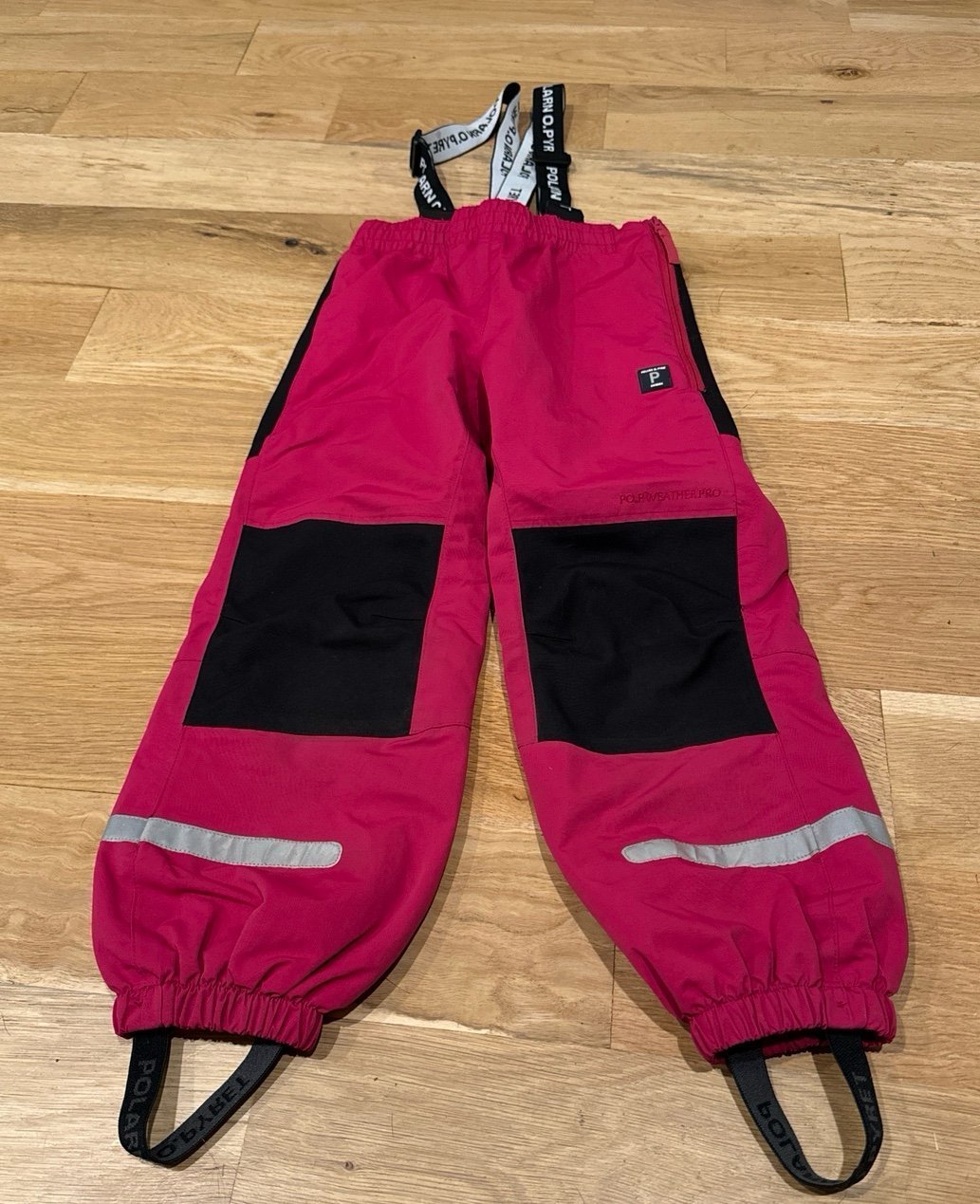 Girls Polarn O.Pyret PO.P Suspender Shell Pants 6/7