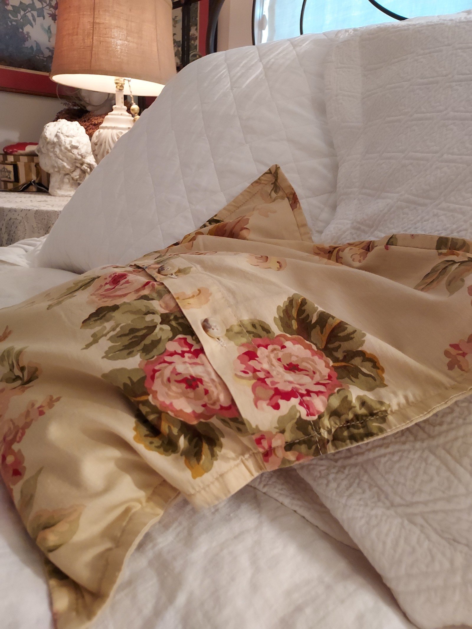 Ralph Lauren Sussex Blue Label Cotswold English Cottage Pillow Covers, set of 2