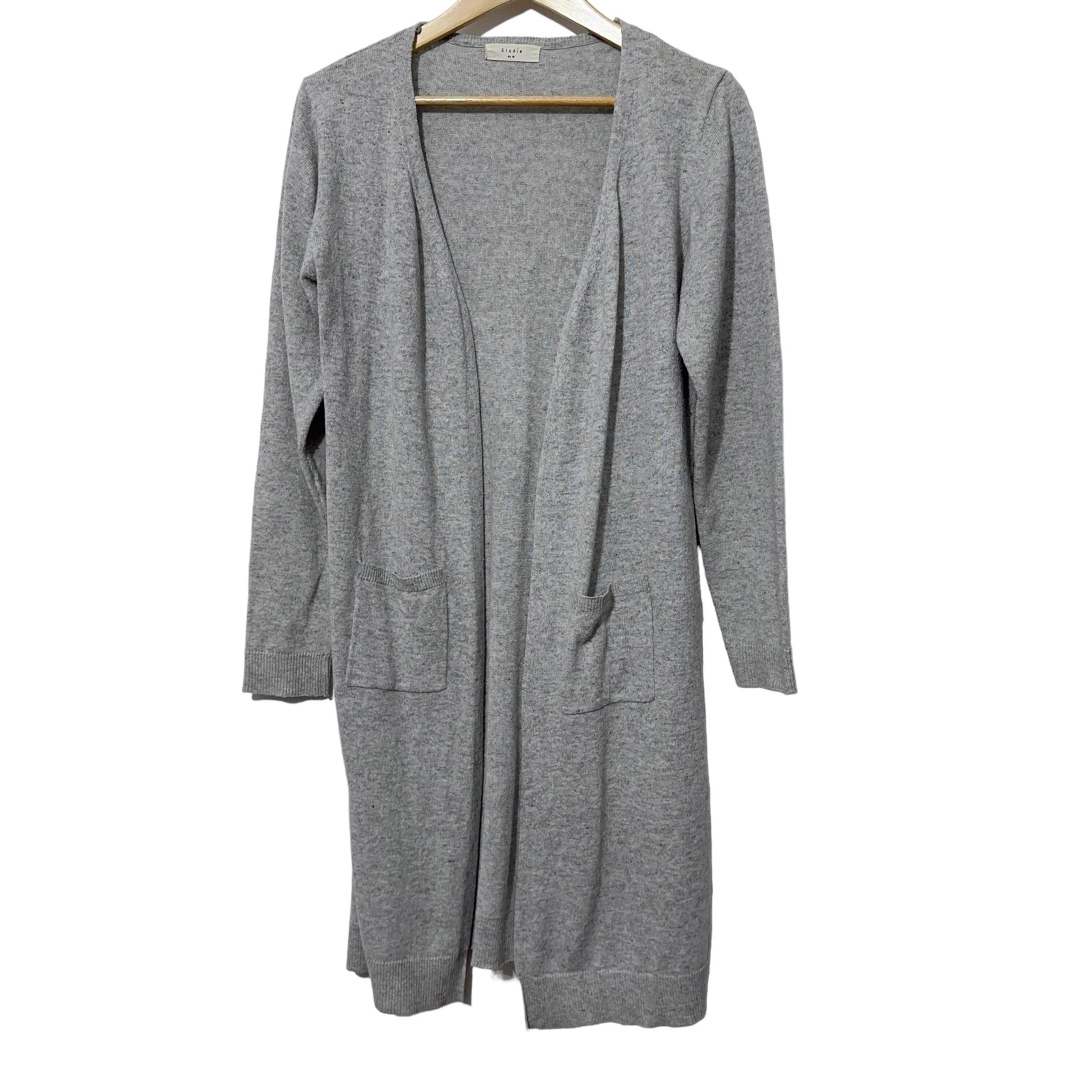 Elodie Womens Wool Blend Open Front Cardigan Sweater Size M