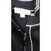 ST. JOHN SPORT WHITE AND GREEN TRIM BLACK KNIT JACKET P