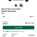 Navy Blue denim tear