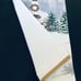 Winter Christmas Deer & Chapel Table Runner