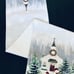Winter Christmas Deer & Chapel Table Runner
