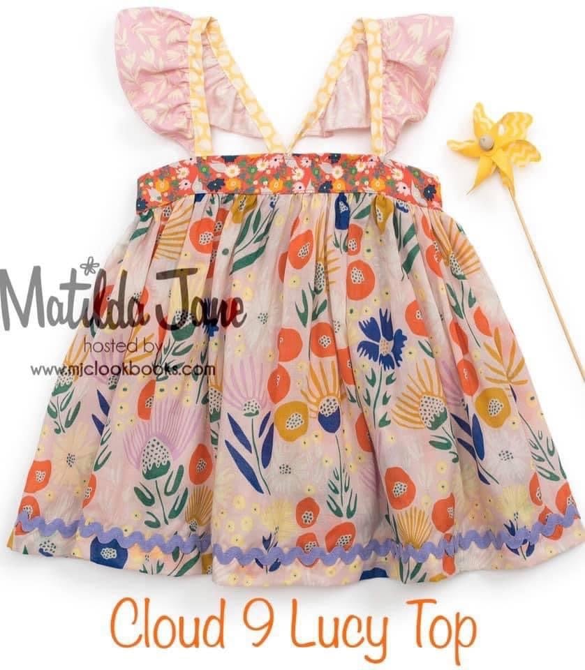 Matilda Jane platinum Lucy top with ruffles