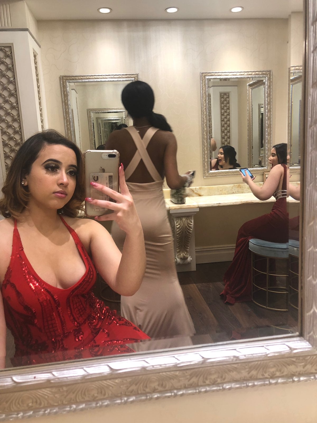 A&N LUXE LABEL red prom dress