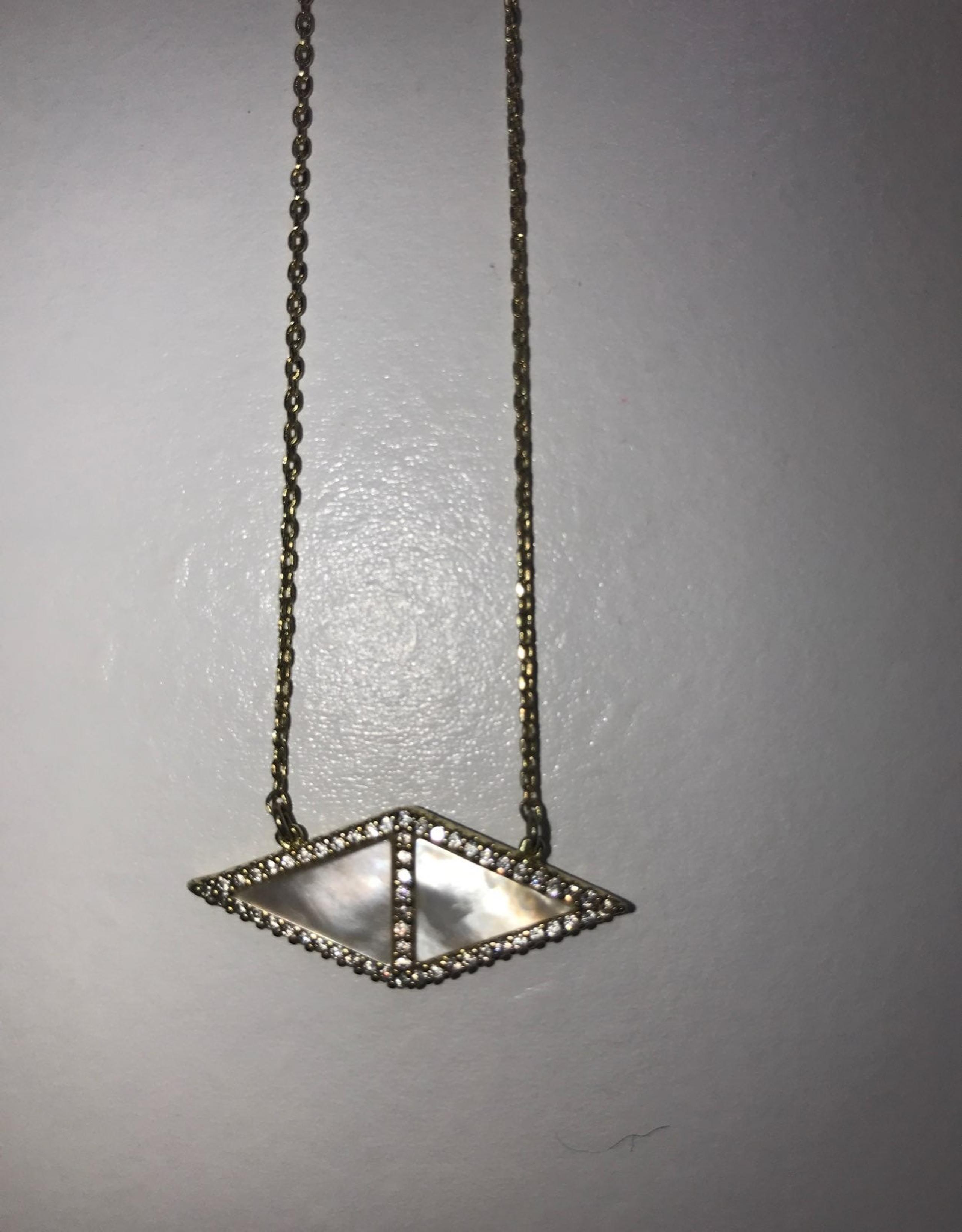 Necklace 16" gold tone