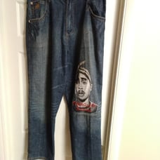 Makaveli Branded 2pac Y2K Hip Hop Baggy Jeans men's size 36