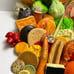 Vintage Realistic Pretend Play Food