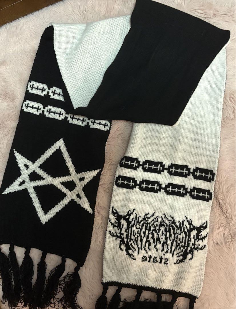 Landmine-style, visual kei, and subculture scarves.