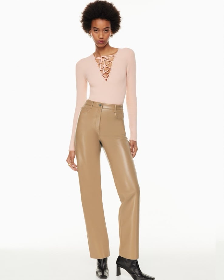 NWT Wilfred The Melina Faux Leather Pants Size 6