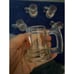 Lot of 5 Becks Miniature Beer Mug Stein Shot Glass Set of 5 Advertising Good