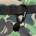 A bathing ape bape camo crossbody laptop bag with keychain
