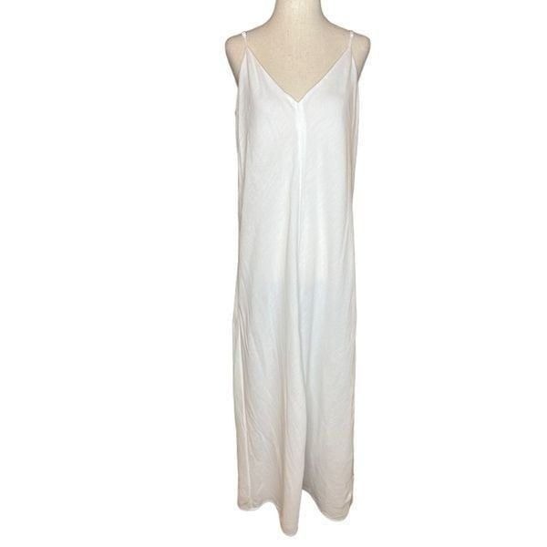 Babaton dress women’s medium maxi Beachy maxi cotton lined spaghetti strap boho