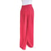 Abercrombie + Fitch Coral Pleated Ultra Wide Leg High Rise Linen Pants Sz M