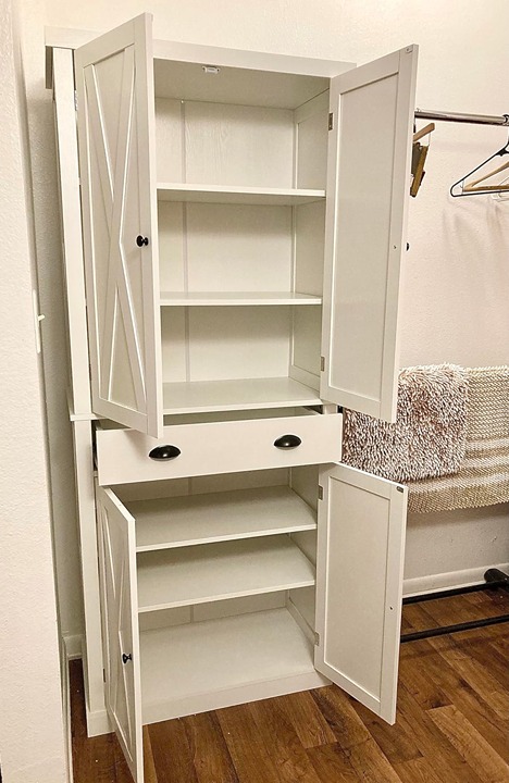 Kitchen Pantry Storage Cabinet 72\