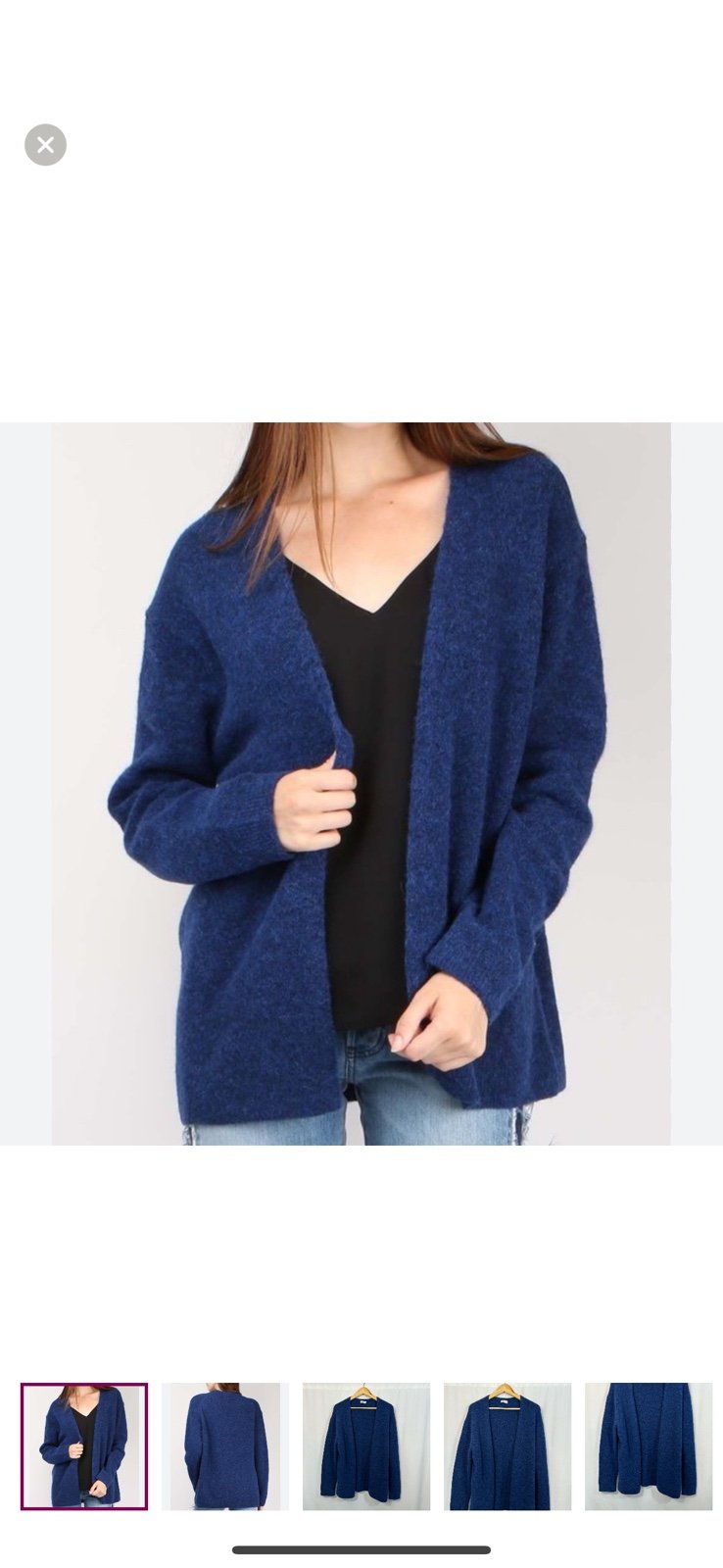 Closed Alpaca Open Knit Cardigan Sweater