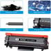 2 PACK, Toner TN-730/TN-760 Black High Yield Toner Cartridge Replacement