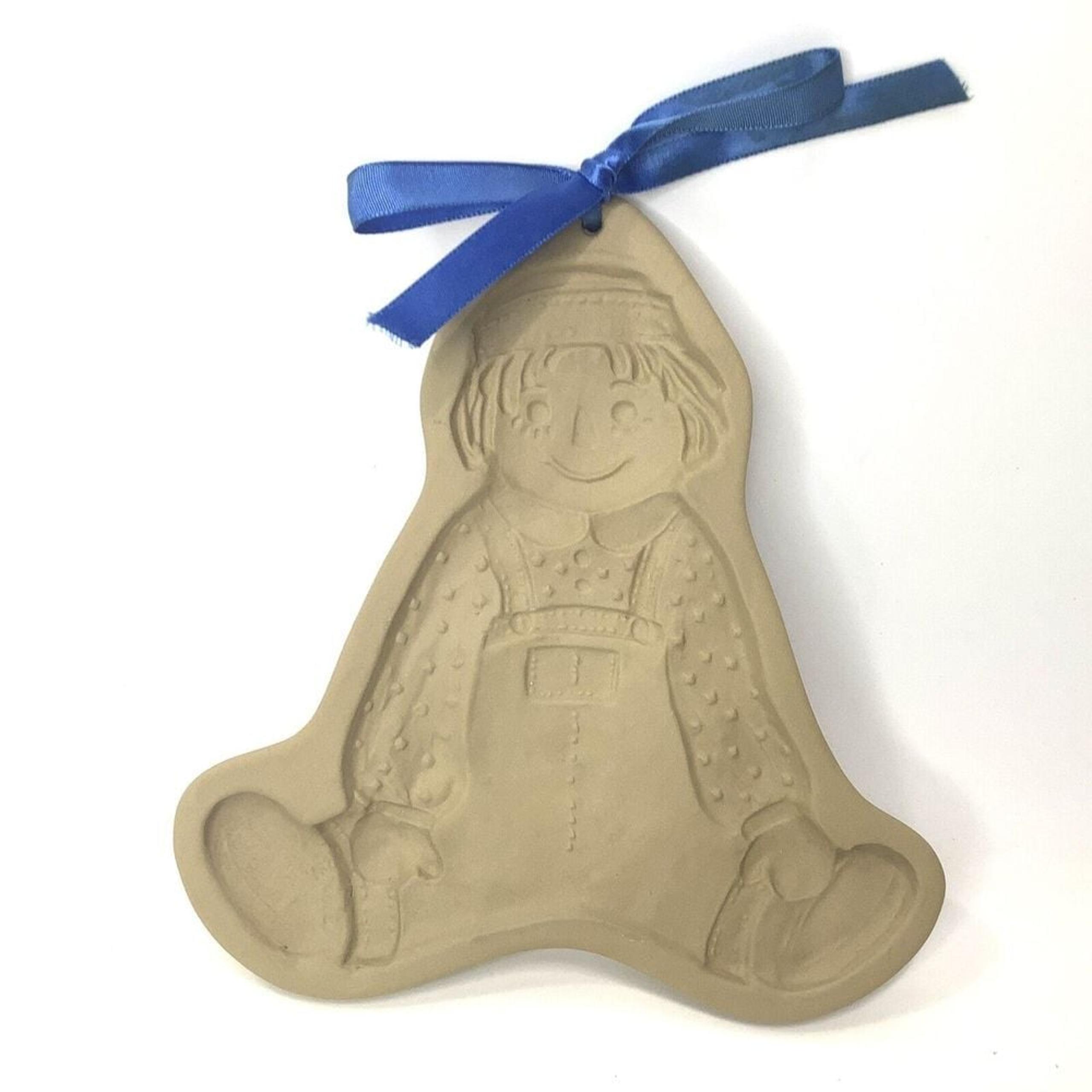 Brown Bag Cookie  Mold 1986 Raggedy Ann Rag Doll Baking Vtg Kitchen