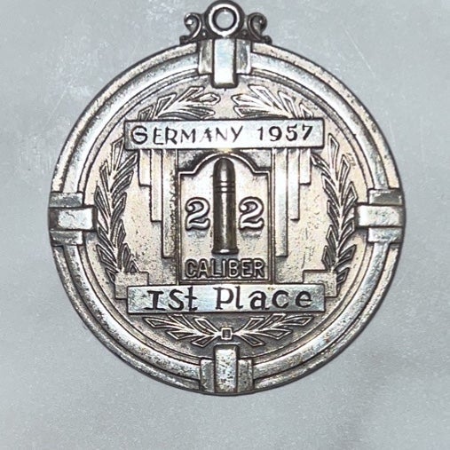 Sterling Silver First Place Medal