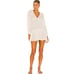 New L*Space Byron Tunic in White Gold Metallic Size XL
