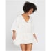 New L*Space Byron Tunic in White Gold Metallic Size XL