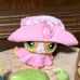 Littlest Pet Shop Authentic #72 Orange Cat w/ a Tiny Fish.