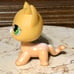 Littlest Pet Shop Authentic #72 Orange Cat w/ a Tiny Fish.