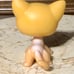 Littlest Pet Shop Authentic #72 Orange Cat w/ a Tiny Fish.