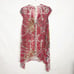 Citron Of Santa Monica Vintage Silk Blend Floral Beach Cover Up Size Medium