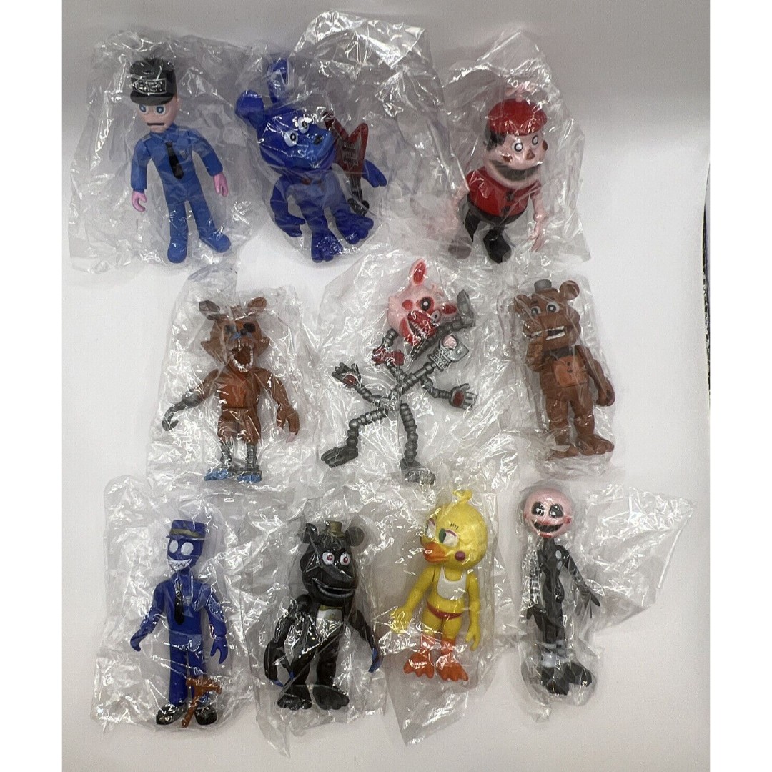 Lot of 10 FNAF Five Nights at Freddys 4 Assorted Articulated Figures SEALED
