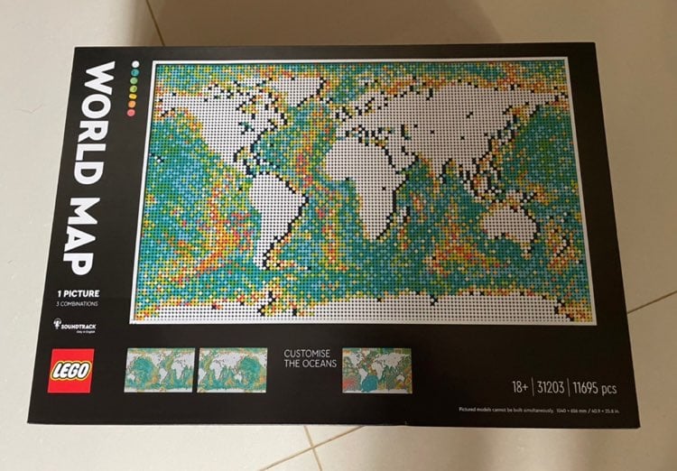 New LEGO Art World Map 31203