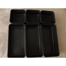 6 Pcs Stackable Cosmetic Makeup Trays