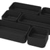 6 Pcs Stackable Cosmetic Makeup Trays