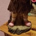 Garden Solar Girl Holding Basket & Bird, Lights up and Solar Powered, Brand New.