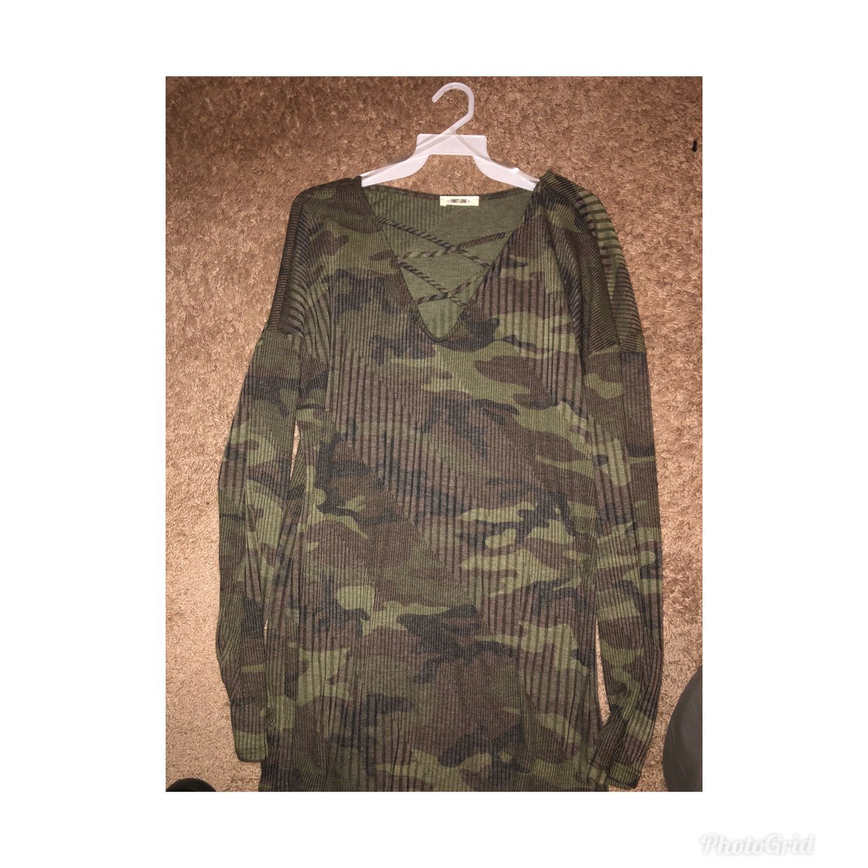tunic camo long sleeve