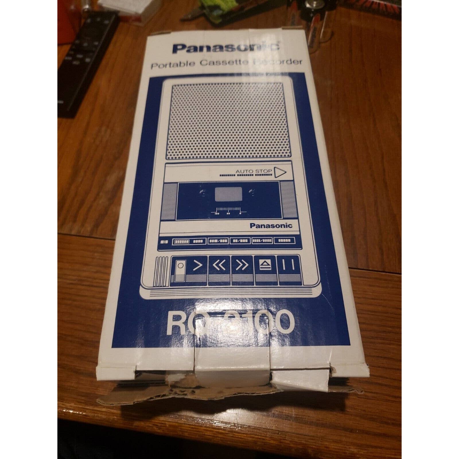 Panasonic Portable Cassette Player Recorder RQ-2100 Open Box