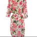 Show Me Your Mumu White Pink Floral Robe SZ OS