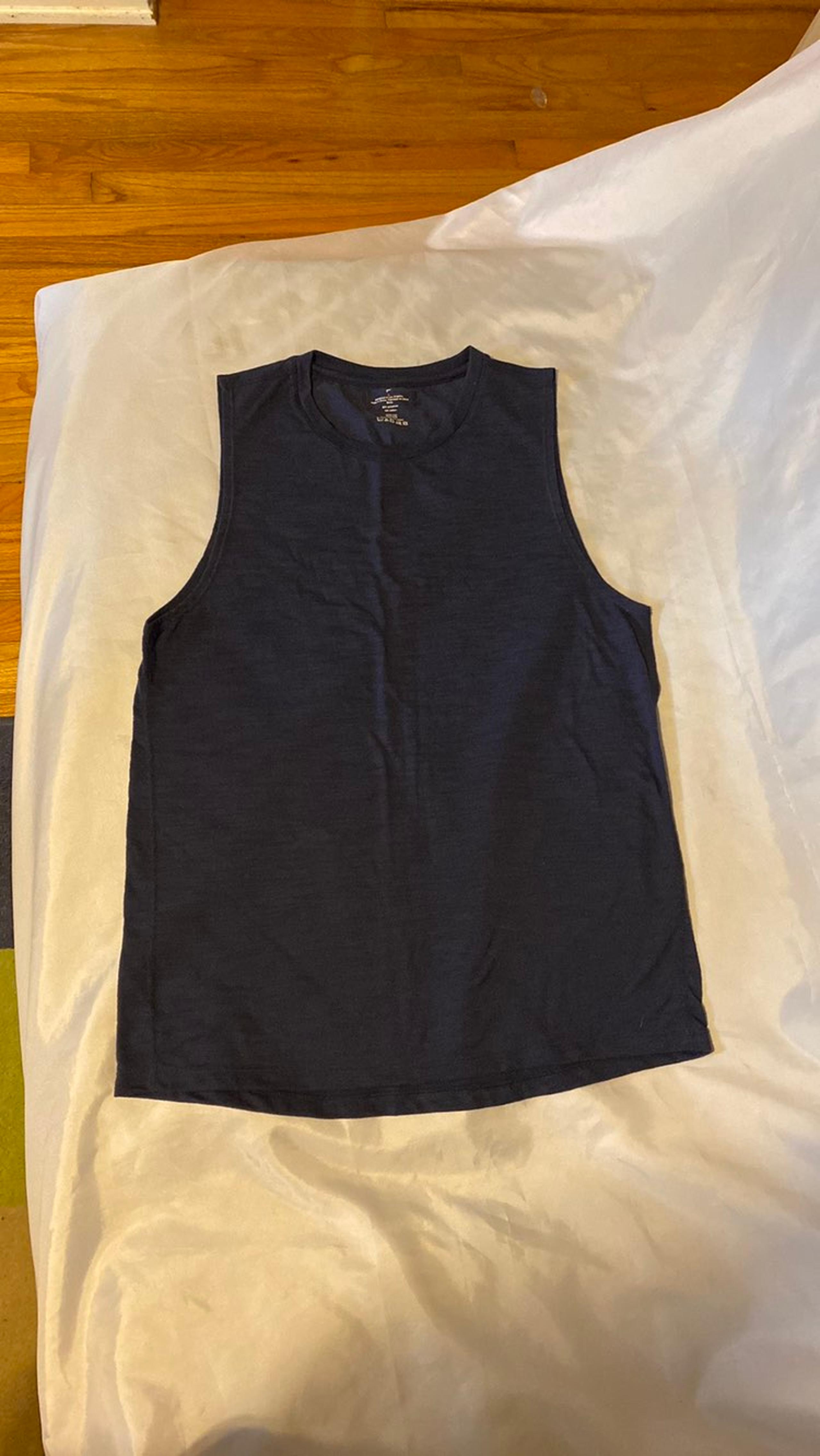 Mens Fila Navy Tank Top