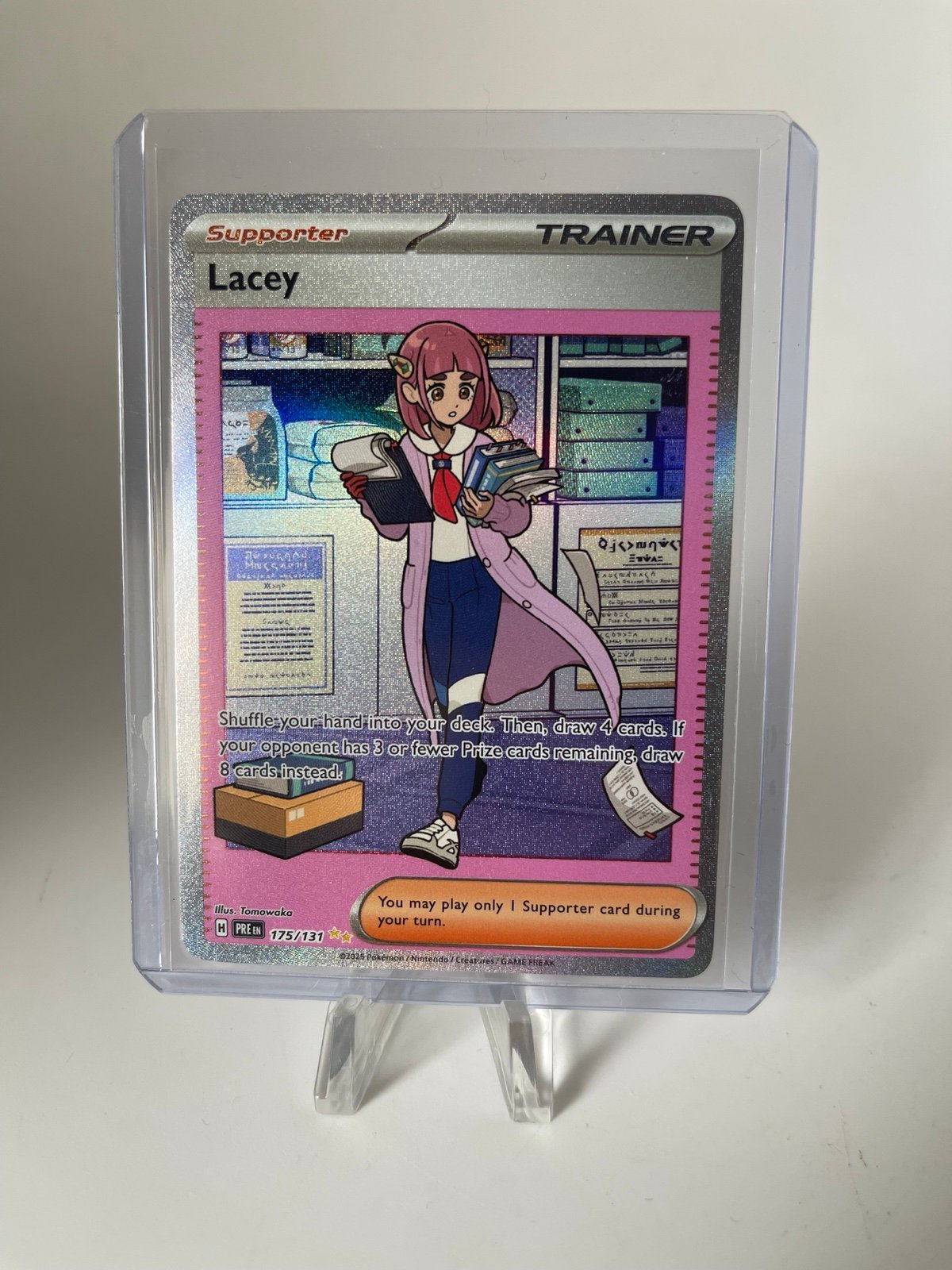 Lacey 175/131 Special Illustration Rare Pokemon Prismatic Evolutions NM